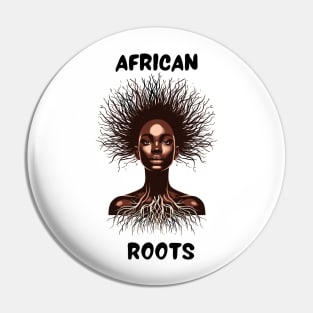 African Roots Pin