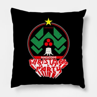 nakatomi christmas party vintage Pillow