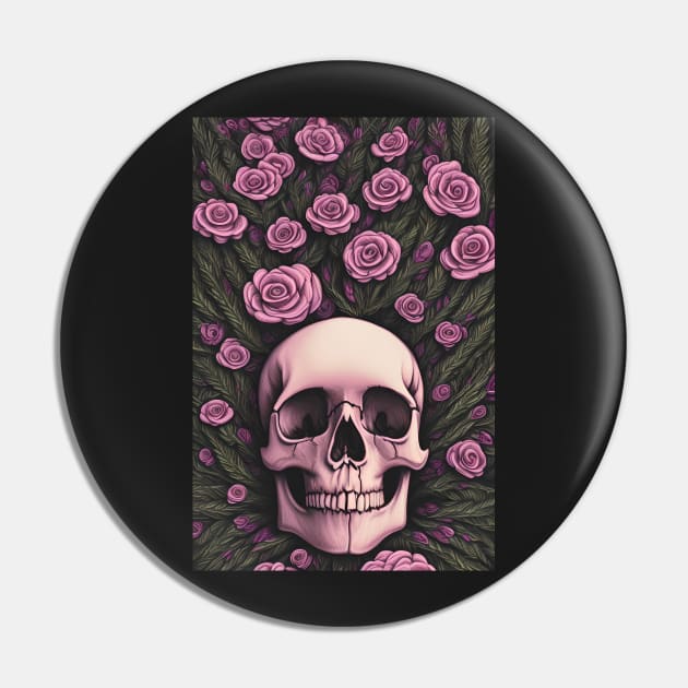 Beautiful Death - Floral Skull Print