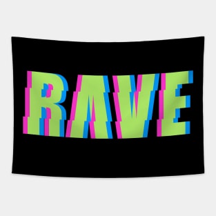 Neon Raver Tapestry