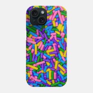 Neon Sprinkles Colorful Mix Photograph Phone Case