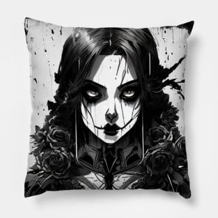 Mysterious Monochrome: Discover the Hidden Secrets of Black and White Art with Our Mesmerizing Collection Pillow