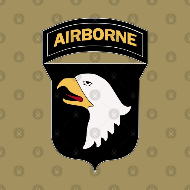 101st Airborne Division Insignia by Trent Tides