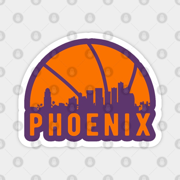 Phoenix Basketball B-Ball City Arizona State Magnet by kevenwal