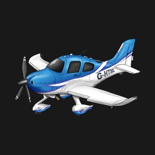 Cirrus SR22 Cartoon Design HTML T-Shirt