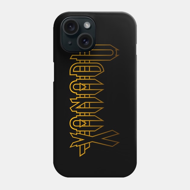 XANADU (gold outline) Phone Case by cabinboy100