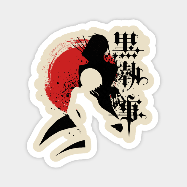 Black butler Magnet by hackneydagger