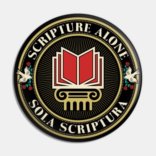 Scripture alone Pin