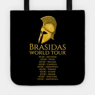 Peloponnesian War - Ancient Greek History - Brasidas World Tour Tote