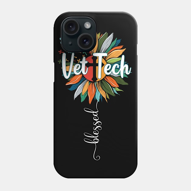 Blessed Vet Tech Phone Case by Brande