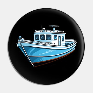 Boat lover design Pin