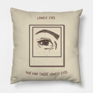 Lauv Lonely Eyes Pillow