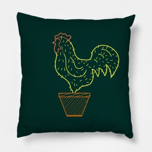 Cocktus (Rooster Cactus) Pillow