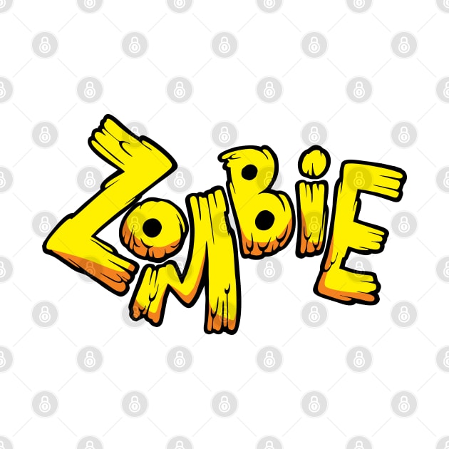 ZOMBIE Typography by Mako Design 