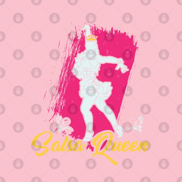 Salsa Dancing Gift " Salsa Queen " by Design Seventytwo