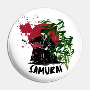 Japanese samurai T-Shirt Pin