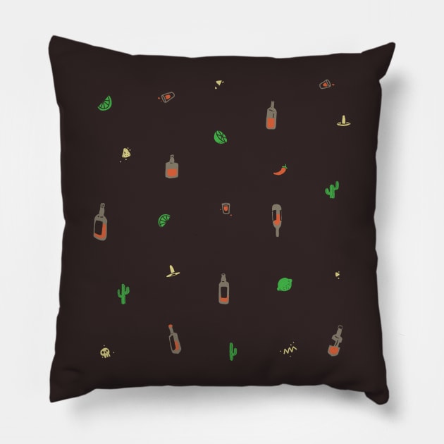 Arriba Tequila Pillow by vo_maria