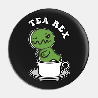 Tea Rex kawaii Dinosaur T-Rex Pin