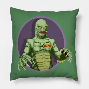 Come on Down, Gill-Man! (Creature from the Black Lagoon) Pillow