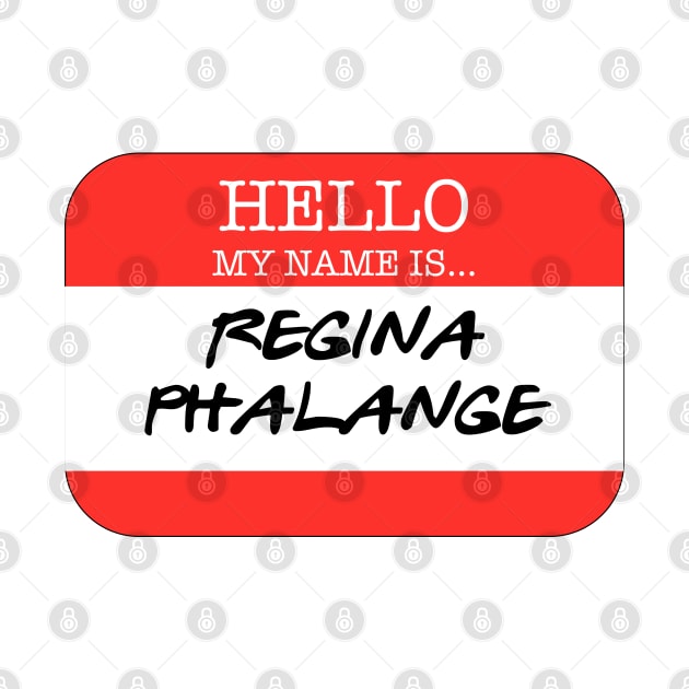 Friends - Regina Phalange by qpdesignco