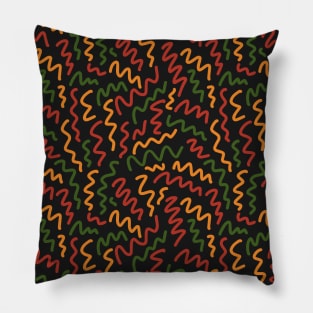 Black History Month Pattern Pillow