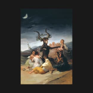 The Witches Sabbath By Francisco Goya | Satanic Art T-Shirt