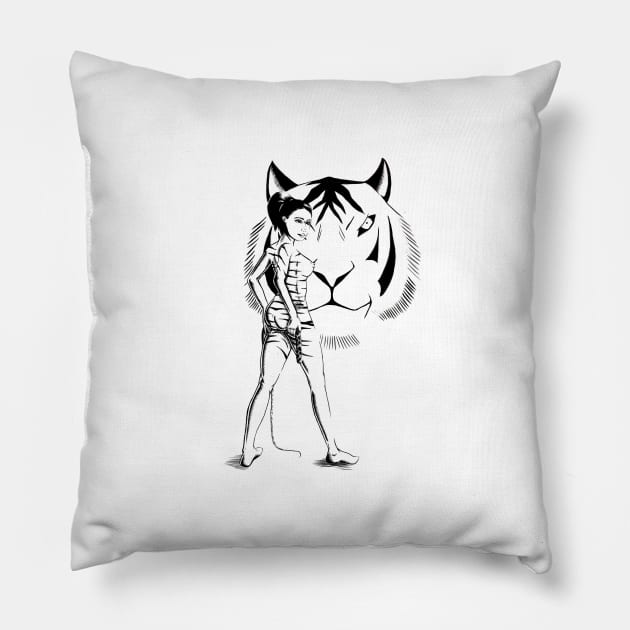 Tiger Balm Pillow by neilblue