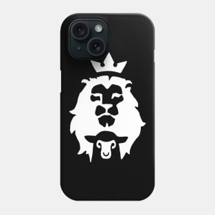 The Lion King & The Lamb - Lion Face - Lion of Judah - Christian Phone Case