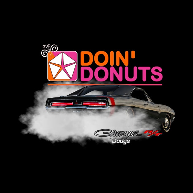 69 Dodge Charger "Doin' Donuts!" by RGDesignIT