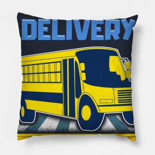 School Bus Driver Student Delivery Specialist Pillow