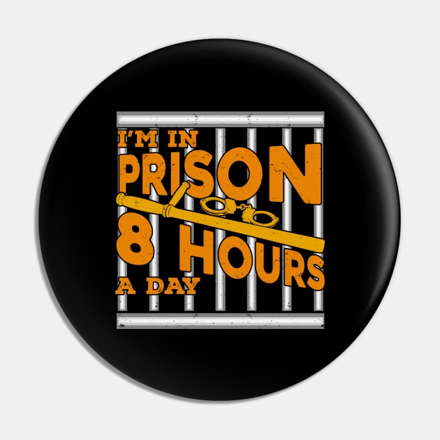 Prison Jail Guard Correctional Officer Gift Pin by Dolde08