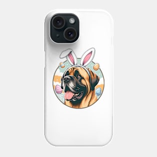 Spanish Mastiff Celebrates Easter with Bunny Ears Phone Case