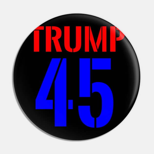 Trump 45 Pin by madeinchorley