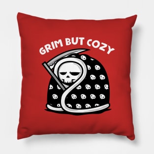 GRIM BUT COZY Pillow