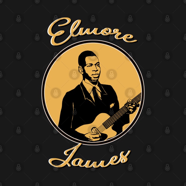 Elmore James (retro style) by Simmerika