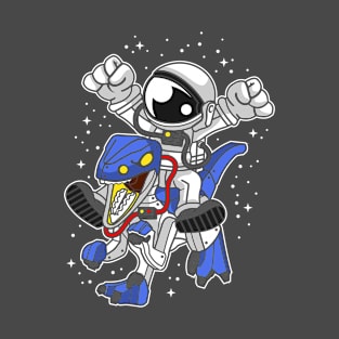 Space Velociraptor Astronaut T-Shirt