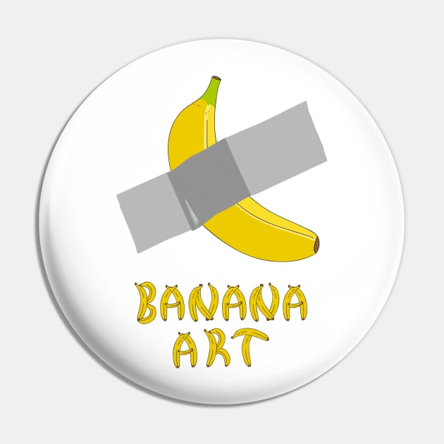 Banana Art Pin by Frispa