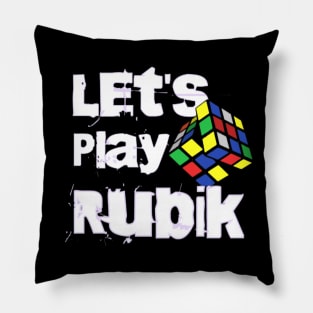 Let's Play Rubik Pillow