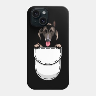 Funny Belgian Shepherd Tervueren Pocket Dog Phone Case