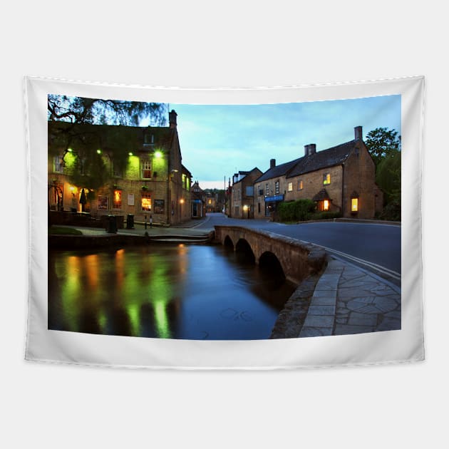 Old Manse Hotel Bourton on the Water Cotswolds Tapestry by AndyEvansPhotos