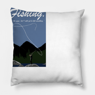 Fishing. Pillow