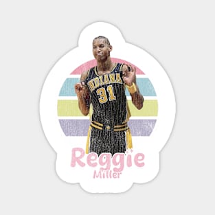Retro Reggie Miller Magnet