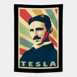 Nikola Tesla Tapestry