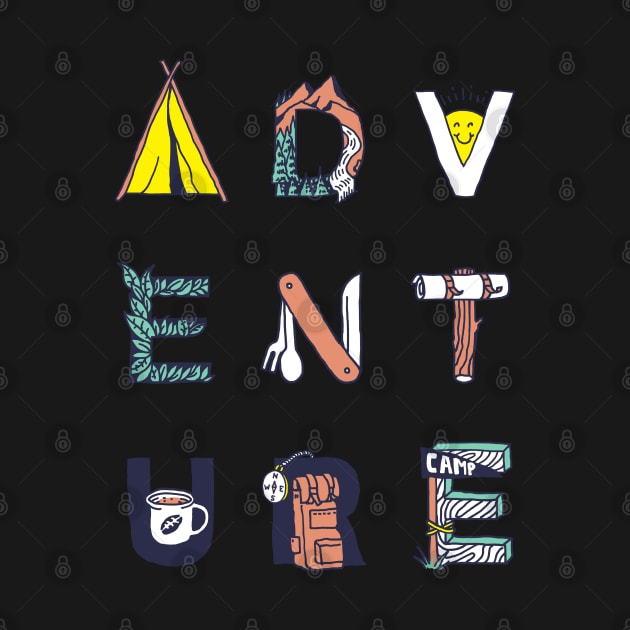 Adventure Typography by quilimo