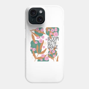 Danish pastel Bloom with grace Phone Case