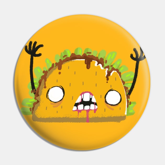 Zombie Taco Pin by exeivier