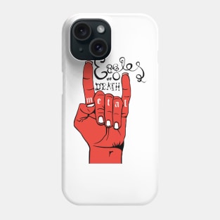 metal hand of eagles death Phone Case