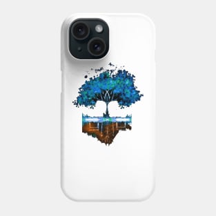 Blue tree Phone Case