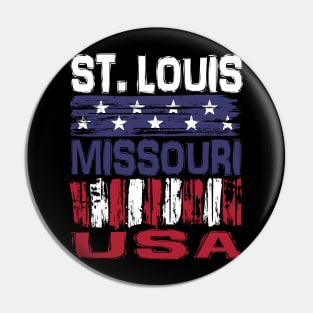 St Louis Missouri USA T-Shirt Pin