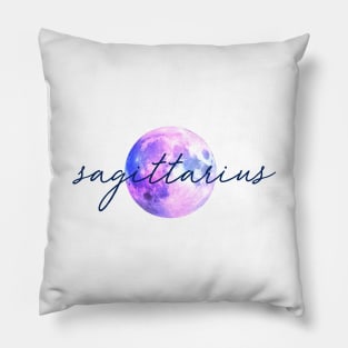 Sagittarius Moon Quote Pillow